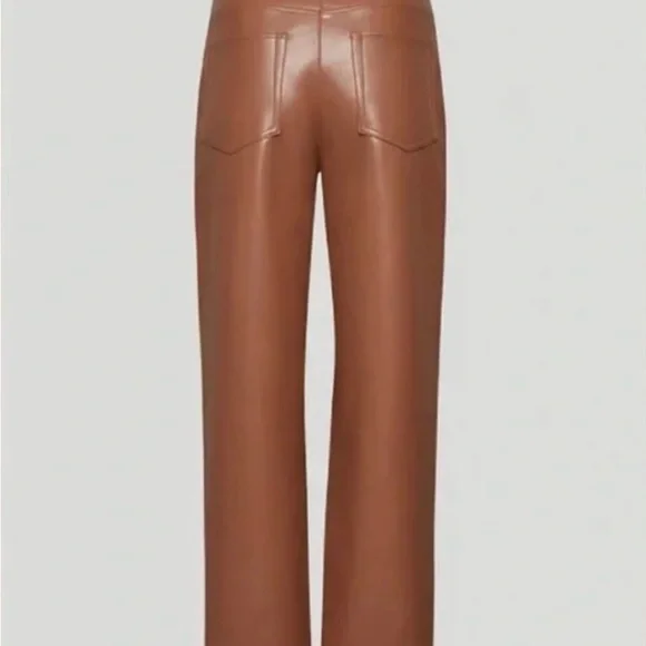 aritzia • wilfred nadia vegan leather pants - Picture 2 of 3